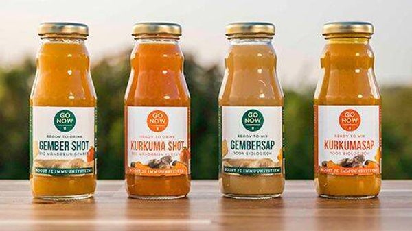 Startset 4 stuks Gember & kurkuma gember kurkuma 200 ml