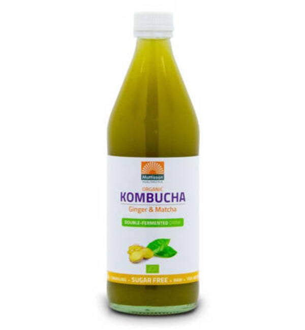 Mattisson  Kombucha Ginger & Matcha Double Fermented Bio 500ml