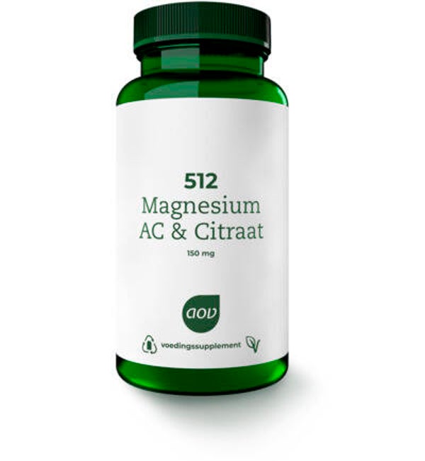 AOV  512 Magnesium AC & Citraat 150 Mg 60tb