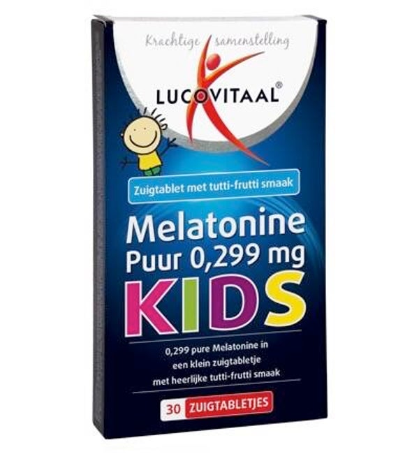 Lucovitaal Melatonine kids puur 0.299 mg (30tb)