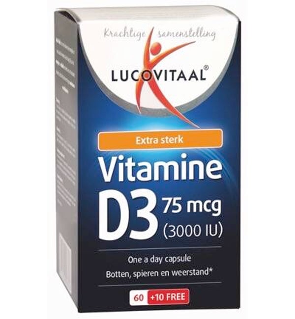 Lucovitaal Vitamine D3 75 mcg (70ca)
