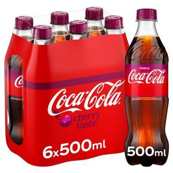 COCA-COLA CHERRY PET 4X50CL 6-PACK
