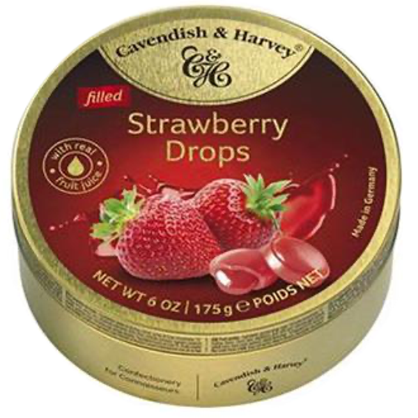 CAVENDISH & HARVEY STRAWBERRY DROPS 9X175G Art nr. 53927