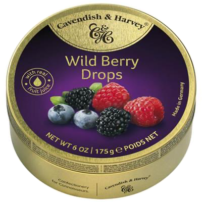 CAVENDISH & HARVEY WILD BERRY DROPS SV 9X175G Art nr. 53412