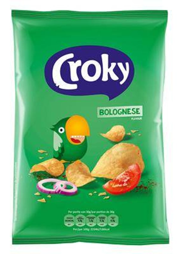 CROKY CHIPS BOLOGNESE 12X100G Art nr. 23969