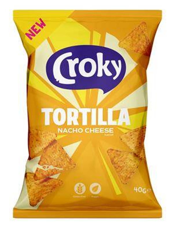 CROKY TORTILLA NACHO CHEESE 20X40G Art nr. 43461