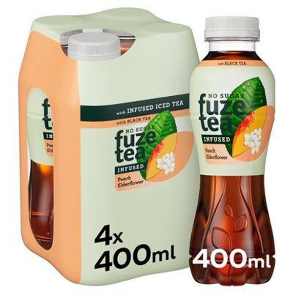 FUZE TEA BL. TEA PEACH ELDERFLOW. SF.PET 6X40CL 4P Art nr. 53172
