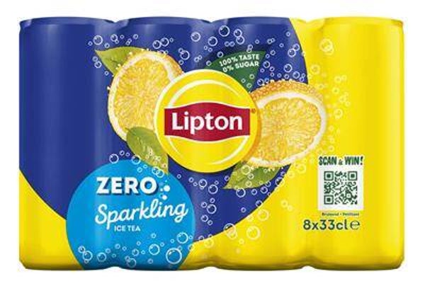 LIPTON ICE TEA ZERO SUGAR BRUIS CANS 3X33CL 8P Art nr. 56963
