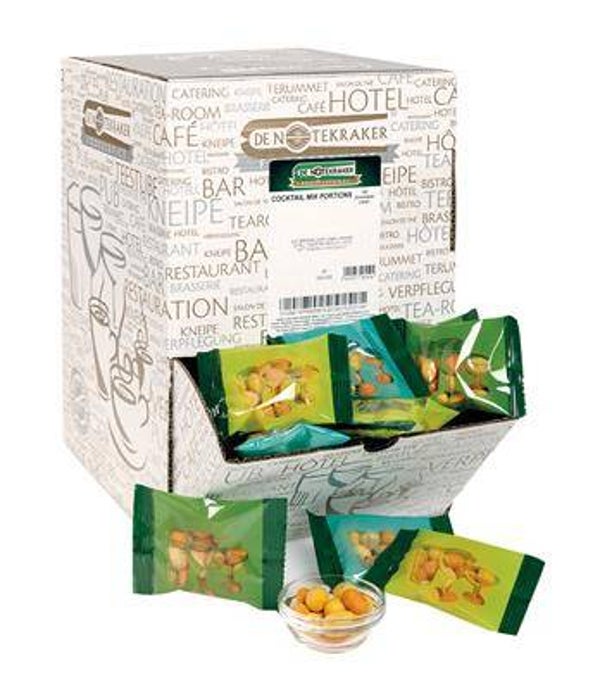 DE NOTEKRAKER COCKTAIL MIX PORTIONS 12G display  200 STUKS Art nr. 52141