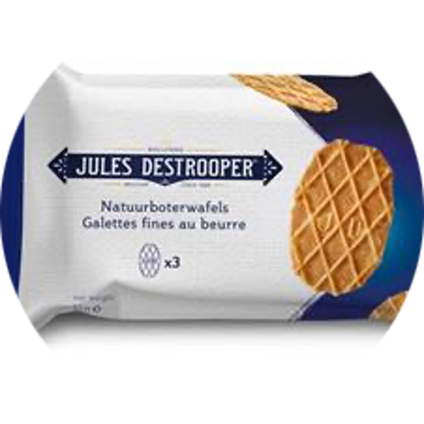 J.DESTROOPER NATUURBOTERWAFEL 24X35G