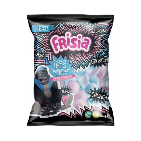 FRISIA UFO CRUNCHY BUBBLEGUM 16X36G Art nr. 56213