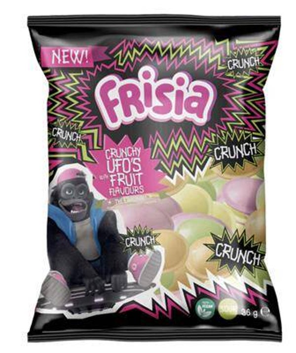 FRISIA UFO CRUNCHY FRUIT 16X36G Art nr. 56214
