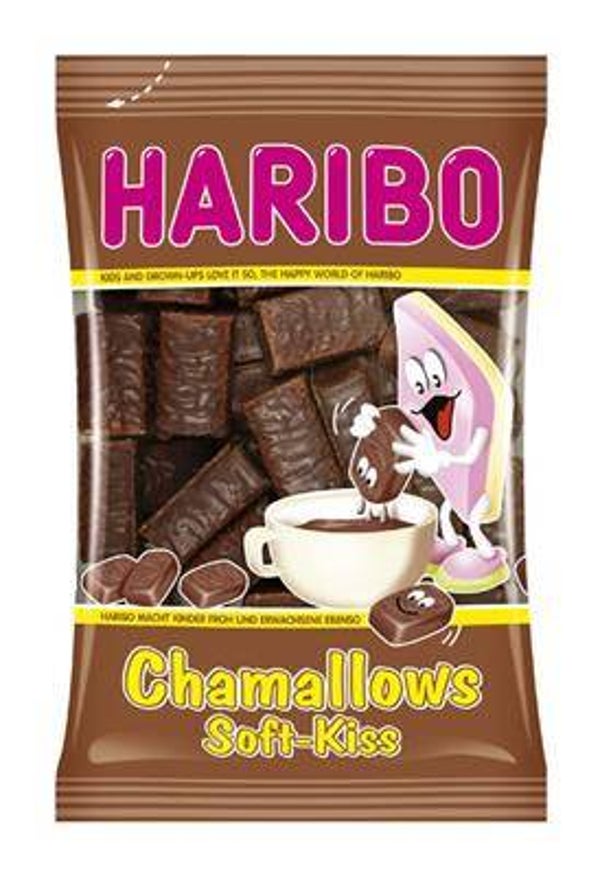 HARIBO CHAMALLOWS SOFTKISS EXTRA CHOCOLADE 12X175G