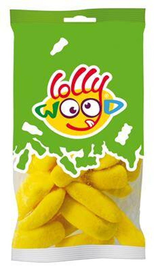 LOLLYWOOD BANANEN 15X95G Art nr. 44167