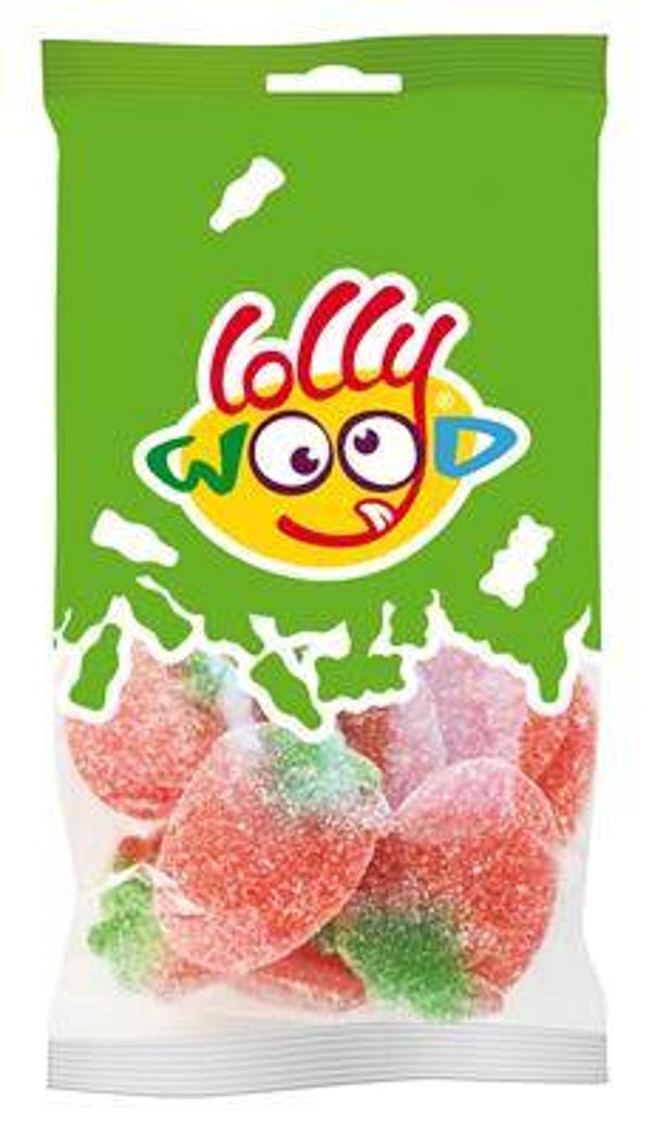 LOLLYWOOD GEWASSEN KERSEN 15X110G Art nr. 36300