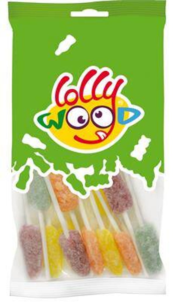 LOLLYWOOD MINI FRUIT LOLLIES 15X45G Art nr. 53892