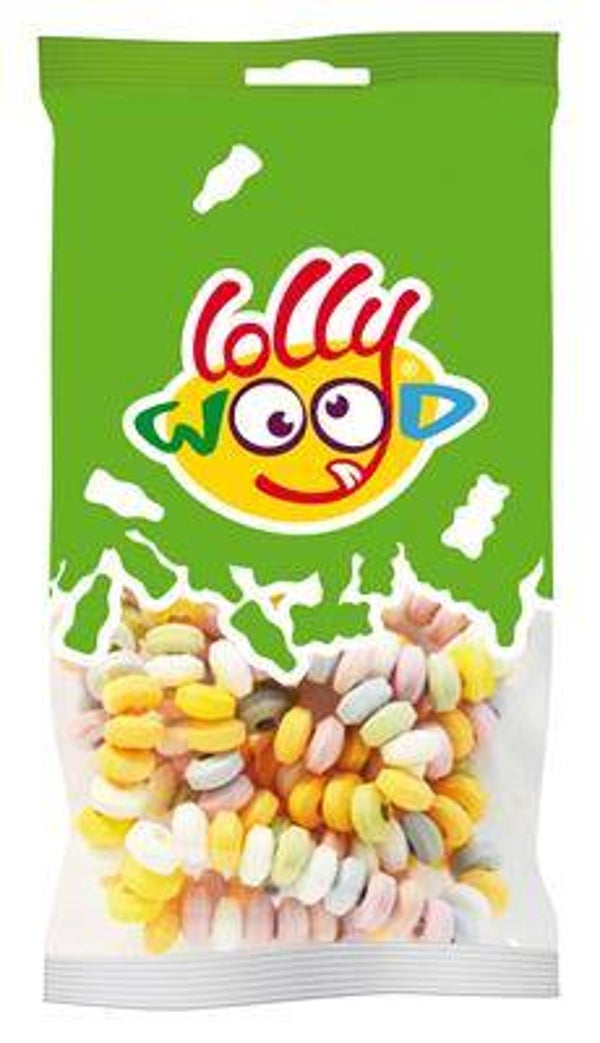 LOLLYWOOD SNOEPKETTINGEN 15X65G Art nr. 36315