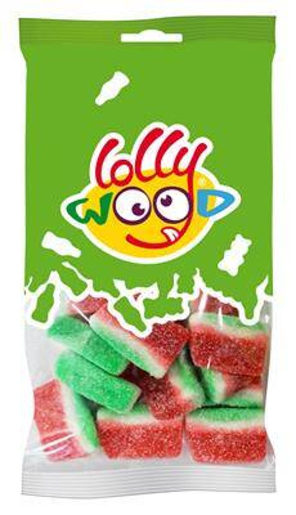 LOLLYWOOD WATERMELOEN SCHIJFJES 15X110G Art nr. 52704