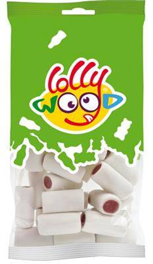 LOLLYWOOD WITTE AARDBEISTAAFJES 15X110G Art nr. 55458