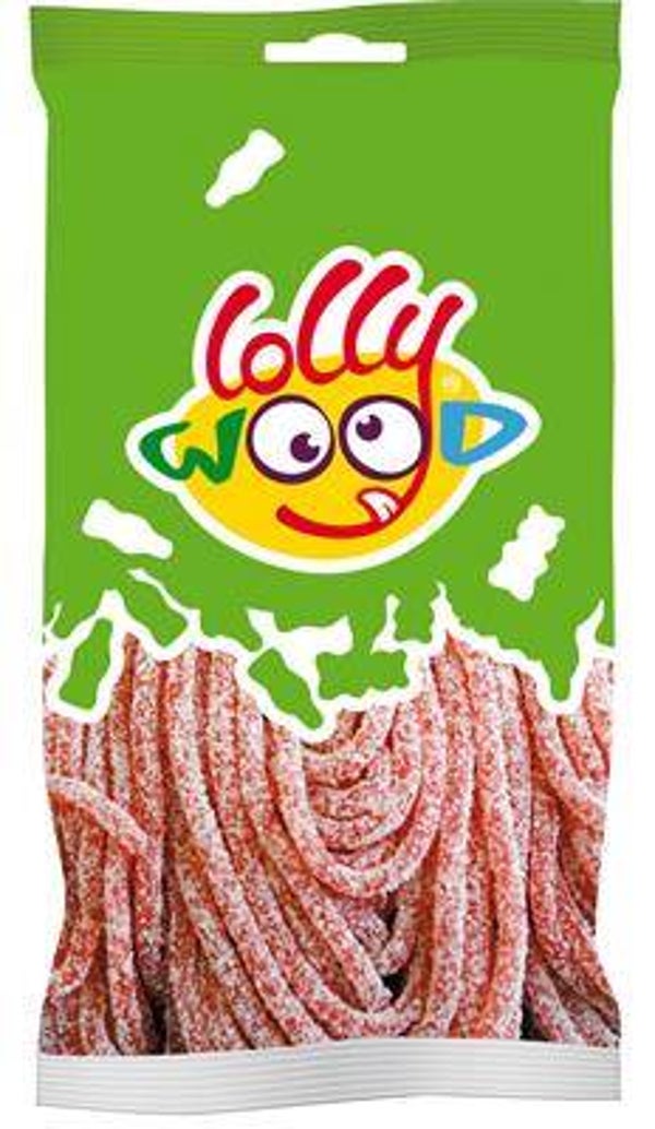 LOLLYWOOD ZURE AARDBEINESTELS 15X50G Art nr. 53516