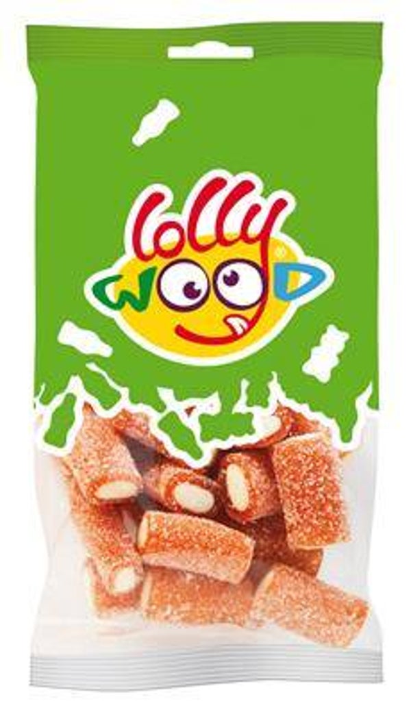 LOLLYWOOD ZURE AARDBEISTAAFJES 15X110G Art nr. 39864