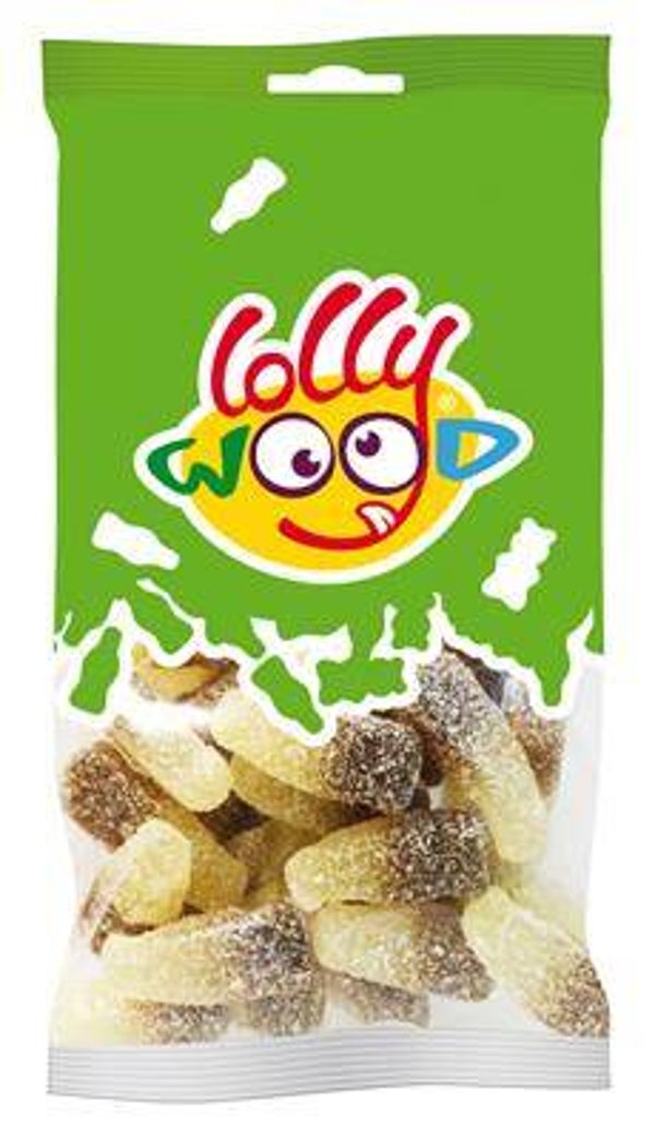 LOLLYWOOD ZURE COLAFLESJES 15X110G Art nr. 36298