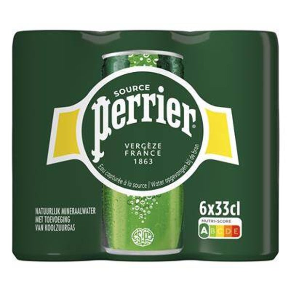 PERRIER NATURE SLIM CANS 4X33CL 6-PACK Art nr. 44050