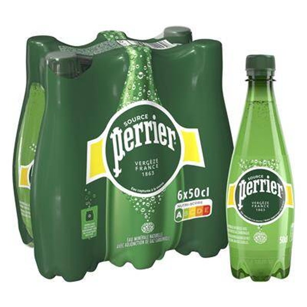 PERRIER PET 4X50CL 6-PACK Art nr. 24497