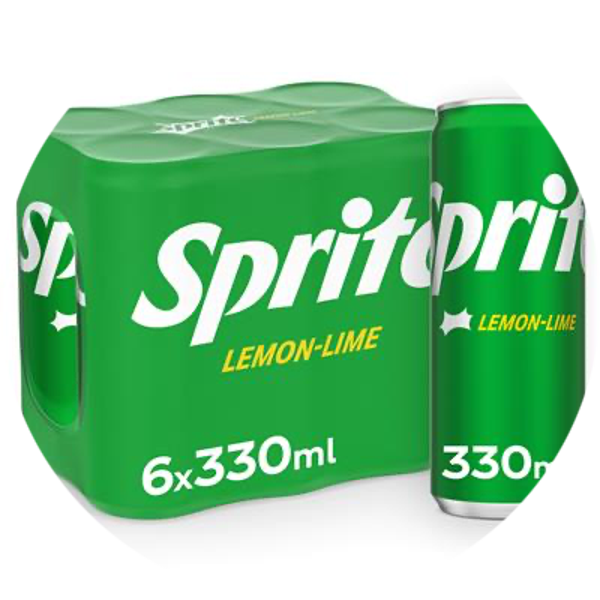 SPRITE SLEEK CANS 4X33CL 6-PACK Art nr. 52372