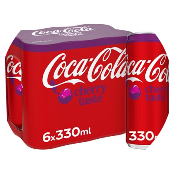 COCA-COLA CHERRY SLEEK CANS 4X33CL 6-PACK