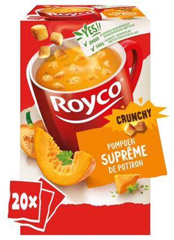 ROYCO CRUNCHY POMPOENSUPRÊME 20 ZAKJES Art nr. 33487