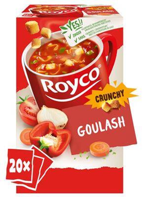 ROYCO WORLD GOULASH 20 ZAKJES Art nr. 33498