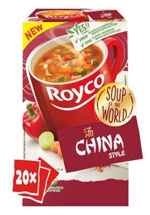 ROYCO CRUNCHY GROENTESUPRÊME 20 ZAKJES Art nr. 33492
