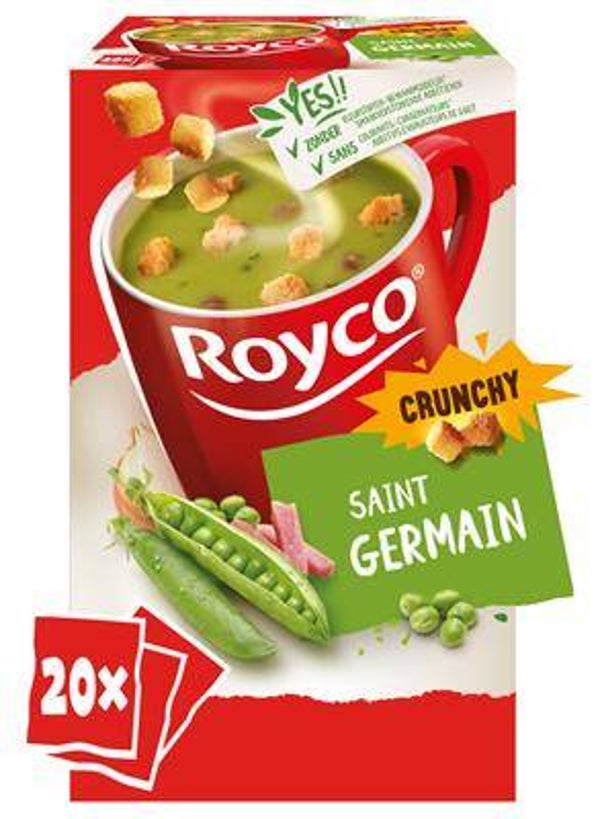 ROYCO CRUNCHY ST.GERMAIN ERWTEN 20 ZAKJES Art nr. 33493
