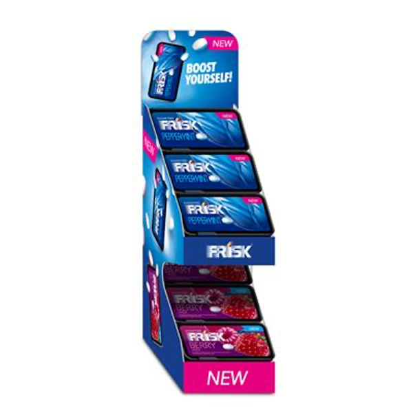 Display TOONBANKDISPLAY FRISK FLATPACK 24 BOX Art nr. 56915