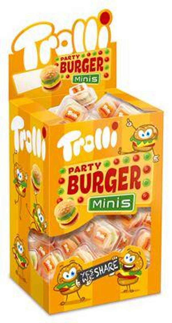 Display TROLLI DISPLAY MINI BURGER 80ST Art nr. 52873