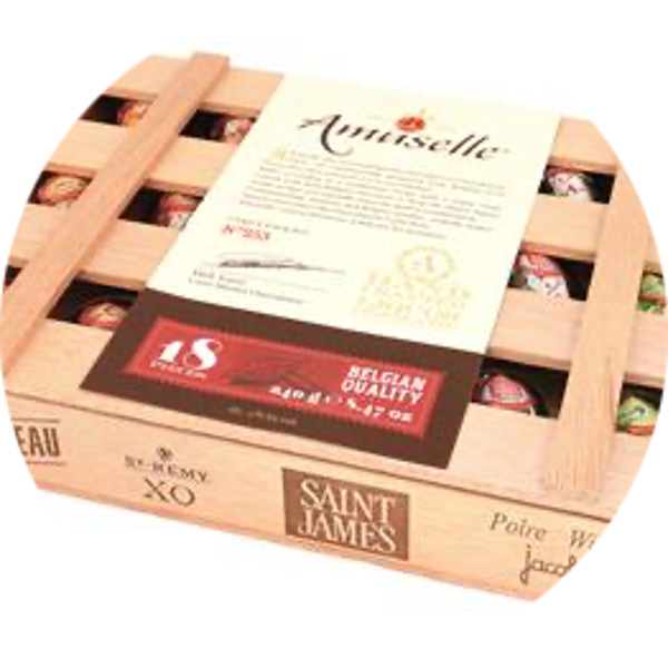 CARRÉ AMUSELLE HOUTEN KISTJE 10X240G Art nr. 40320