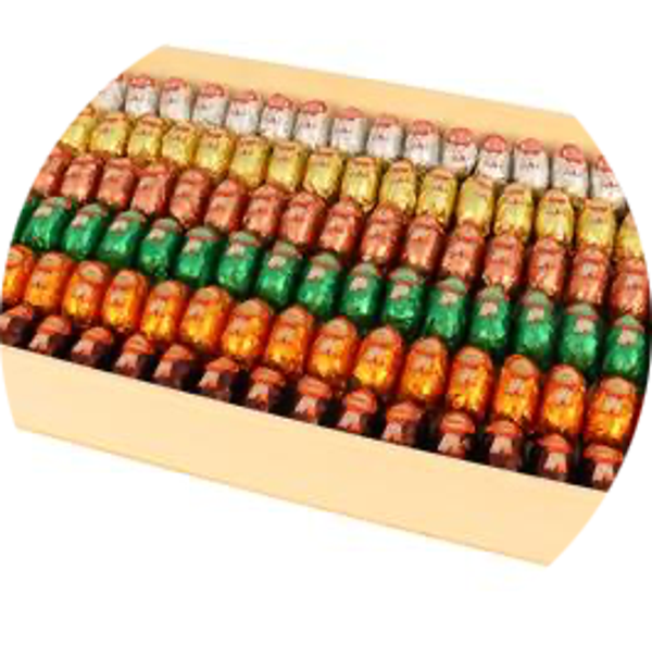 CARRÉ LIKEURPRAL. AMUSELLE OP HOUTEN SCHAAL 2,90KG Art nr. 24374