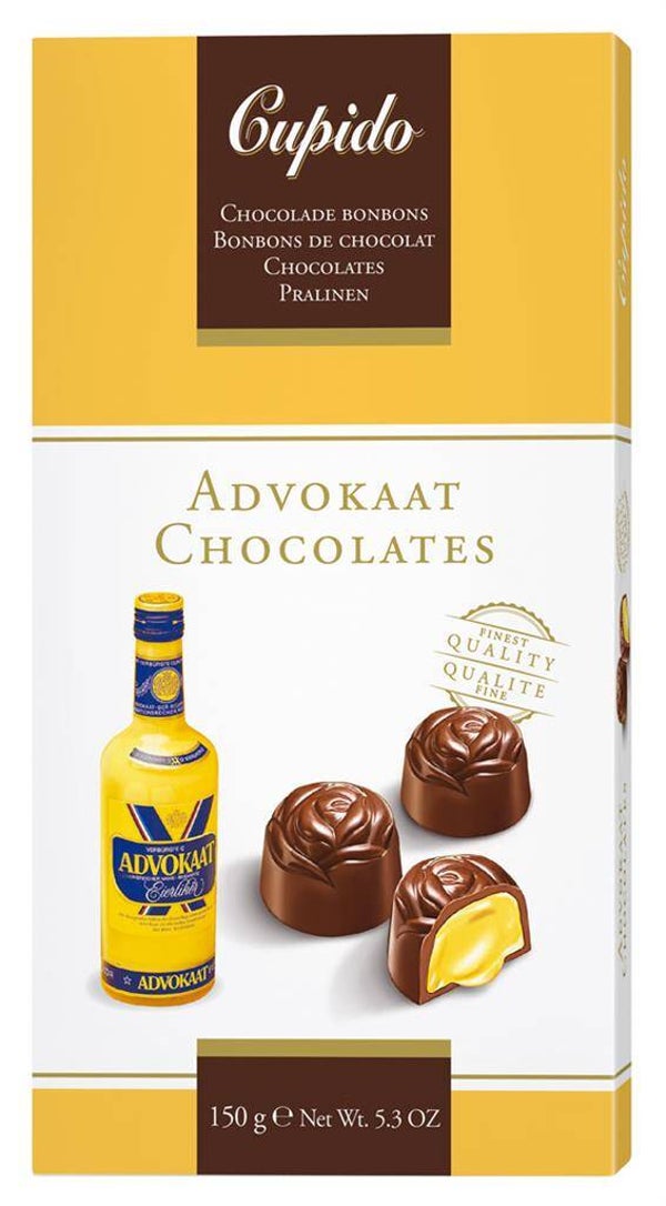 CUPIDO LIKEURPRALINES ADVOCAAT 10X150G Art nr. 39952