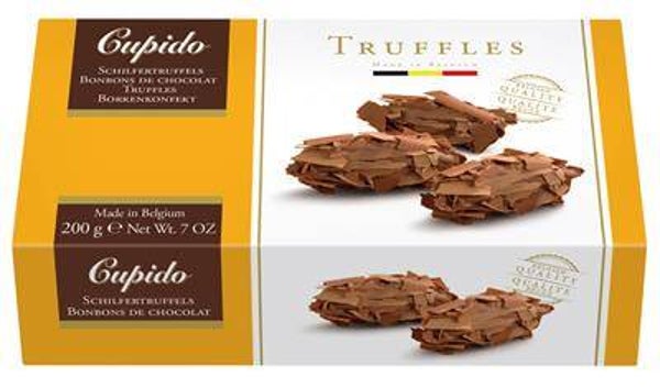 CUPIDO SCHILFERTRUFFELS MELK IN BALLOTIN 12X200G Art nr. 35402