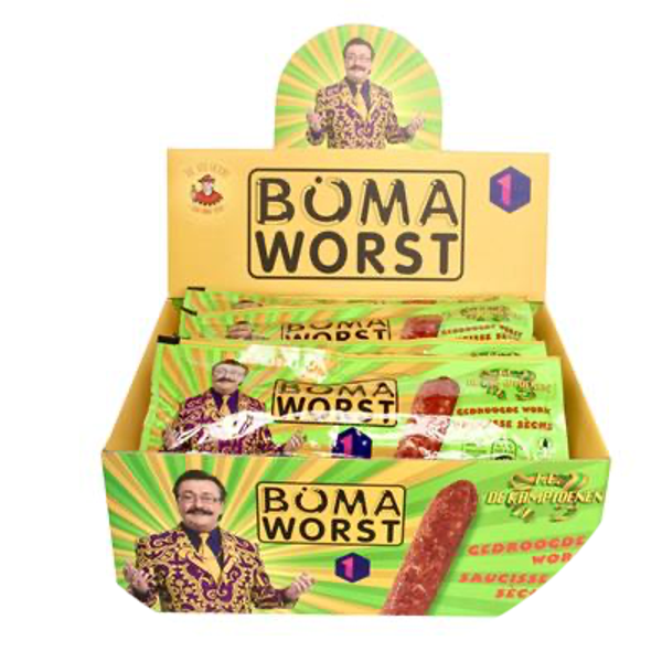 BOMA WORST Display  X24 stuks 30G verp 48