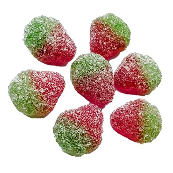 Hover om in te zoomen | Klik om te vergroten 7 STICK JELLIES SOUR MINI STRAWBERRIES 1KG Art nr. 55893