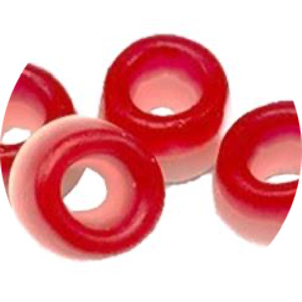 7 STICK JELLIES SWEET CHERRY RINGS 1KG Art nr. 55866