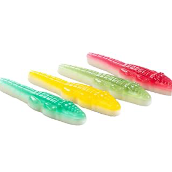 7 STICK JELLIES SWEET CROCODILES 1KG Art nr. 56677