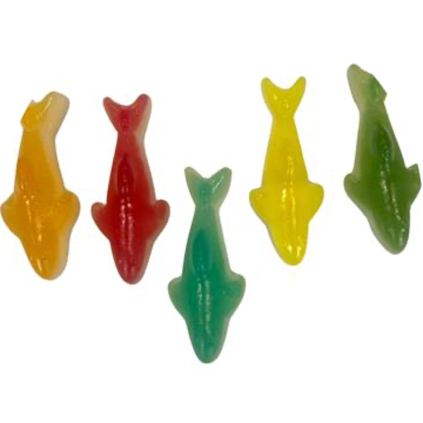 7 STICK JELLIES SWEET SHARKS 1KG Art nr. 56061