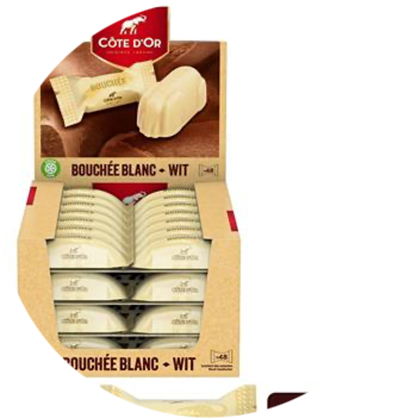 Display CÔTE D'OR BOUCHÉES WIT Display  X48 stuks
