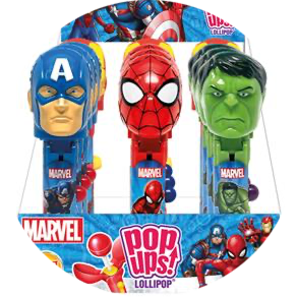 BIP DISNEY MARVEL MIX POP UPS LOLLIPOP X12 Art nr. 55076