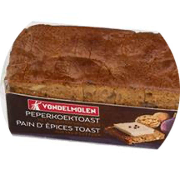 VONDELMOLEN PEPERKOEK TOAST VIJG EN WALNOOT18X150G Art nr. 51873