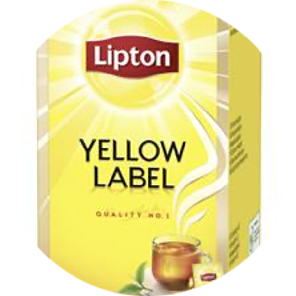 LIPTON FEEL GOOD SEL. YELLOW LABEL 25 BUILTJES X6 Art nr. 54412
