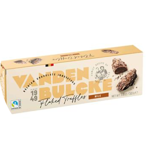VANDENBULCKE TRUFFELS MELK 18X50G Art nr. 56446